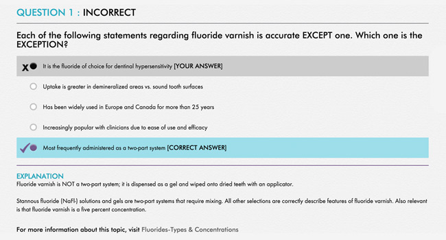 Thorough answer explanations